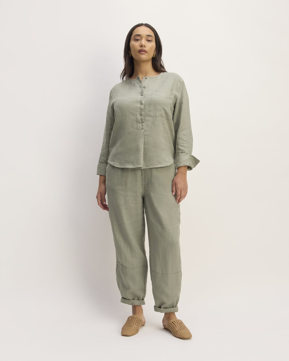 womens-linen-popover-shirt-sage-green