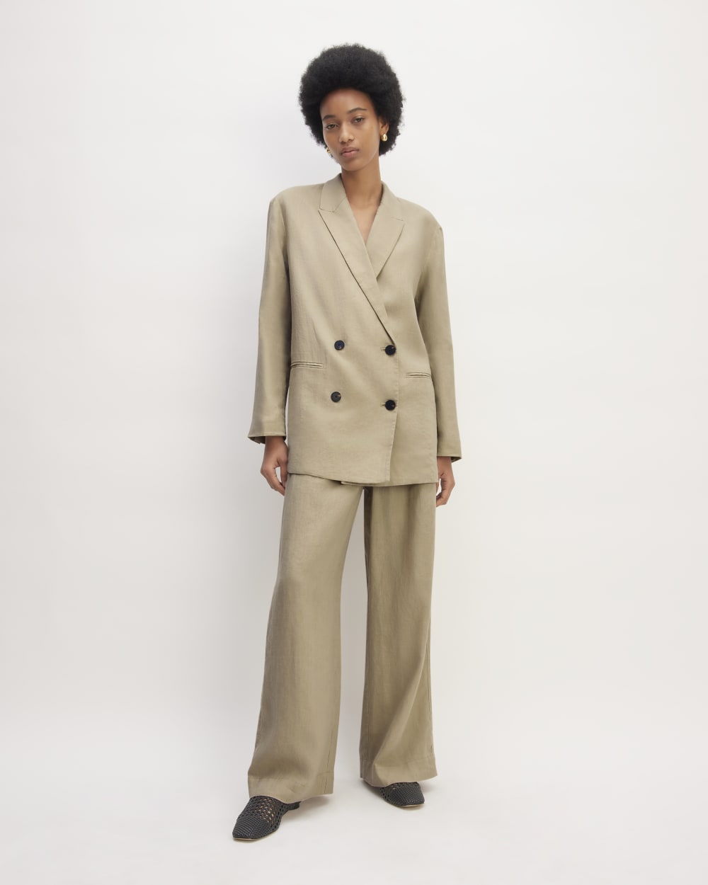 womens-linen-double-breasted-blazer-trench-coat-khaki