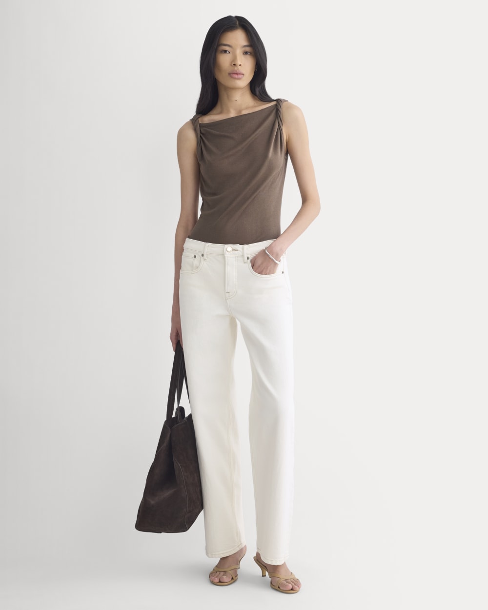 womens-cowl-neck-twist-tank-butterluxe-deep-taupe