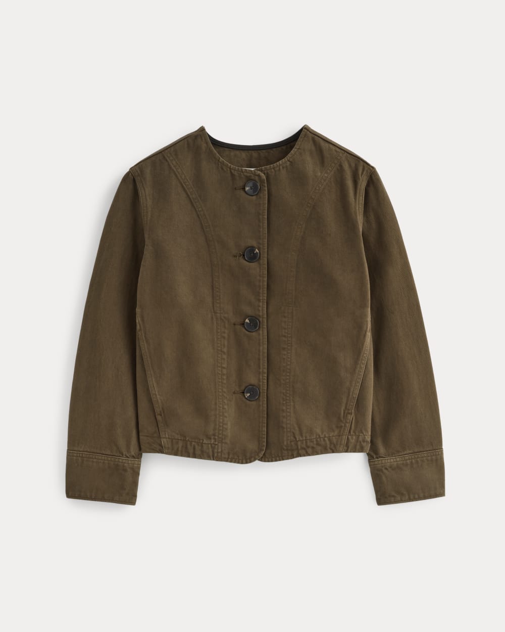 womens-denim-barrel-jacket-cocoa-brown | alt