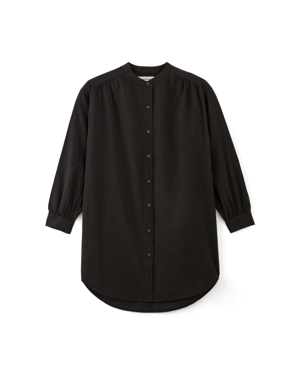 womens-gauze-oversized-shirt-black | alt