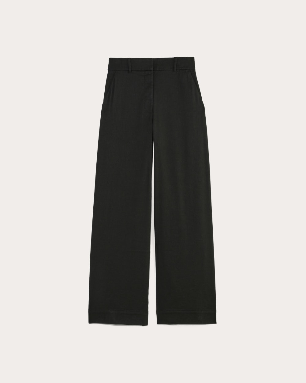 womens-wide-leg-pant-stretch-linen-black | alt