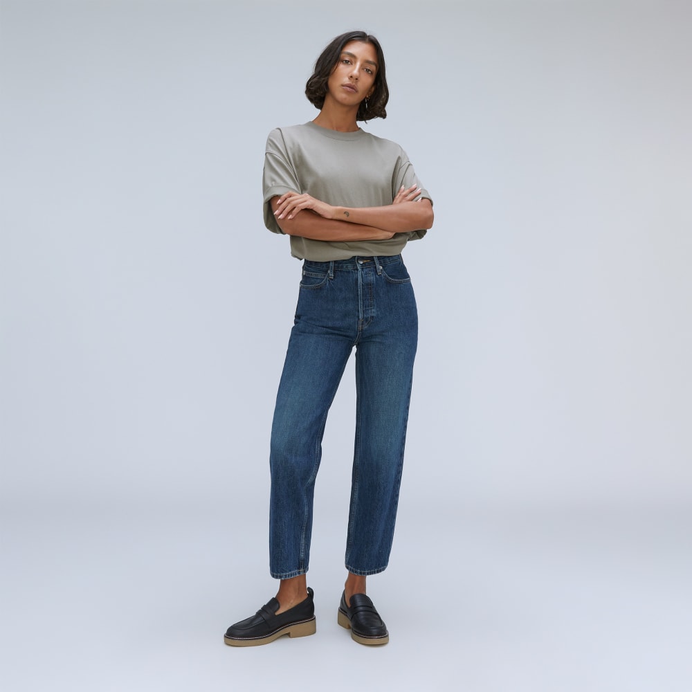 Vintage Indigo Everlane High Rise Skinny Jean Review The Rigid Way-High® Jean Rich Indigo