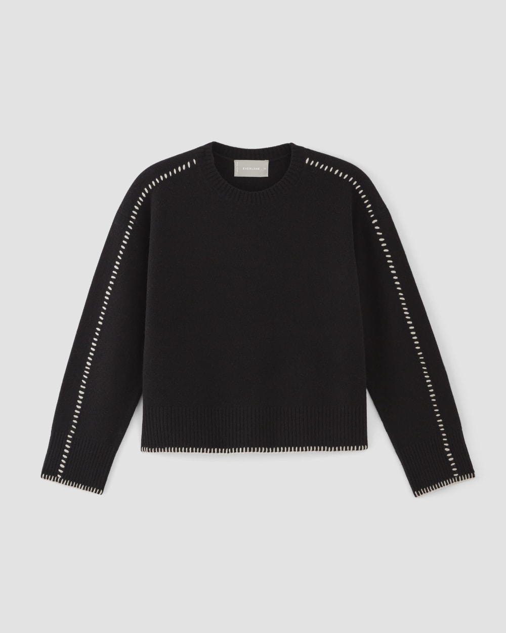 womens-merino-wool-crewneck-black-pale-pink | alt