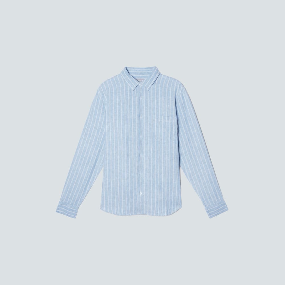 mens-linen-stndrd-fit-shirt-white-blue | alt