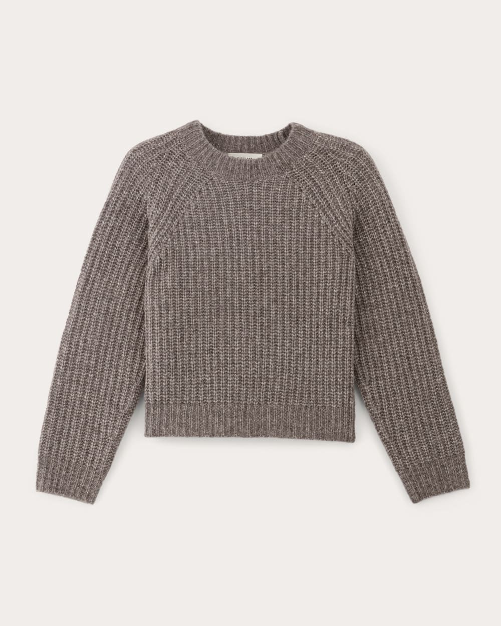 womens-cloud-fisherman-crew-sweater-taupe-melange | alt