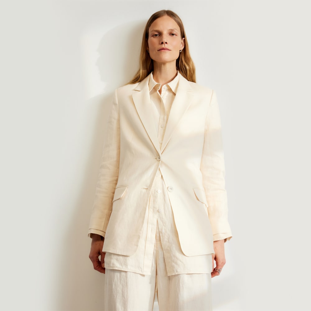 The Oversized Blazer in Linen Canvas – Everlane