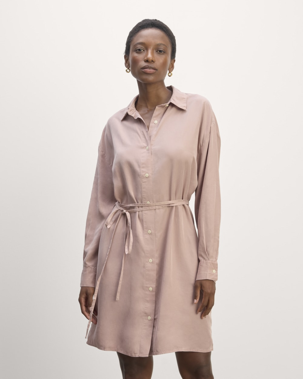 The Must-Have Shirtdress in Butterlite | Dusty Rose Everlane The Must-Have Shirtdress in Butterlite | Dusty Rose Everlane