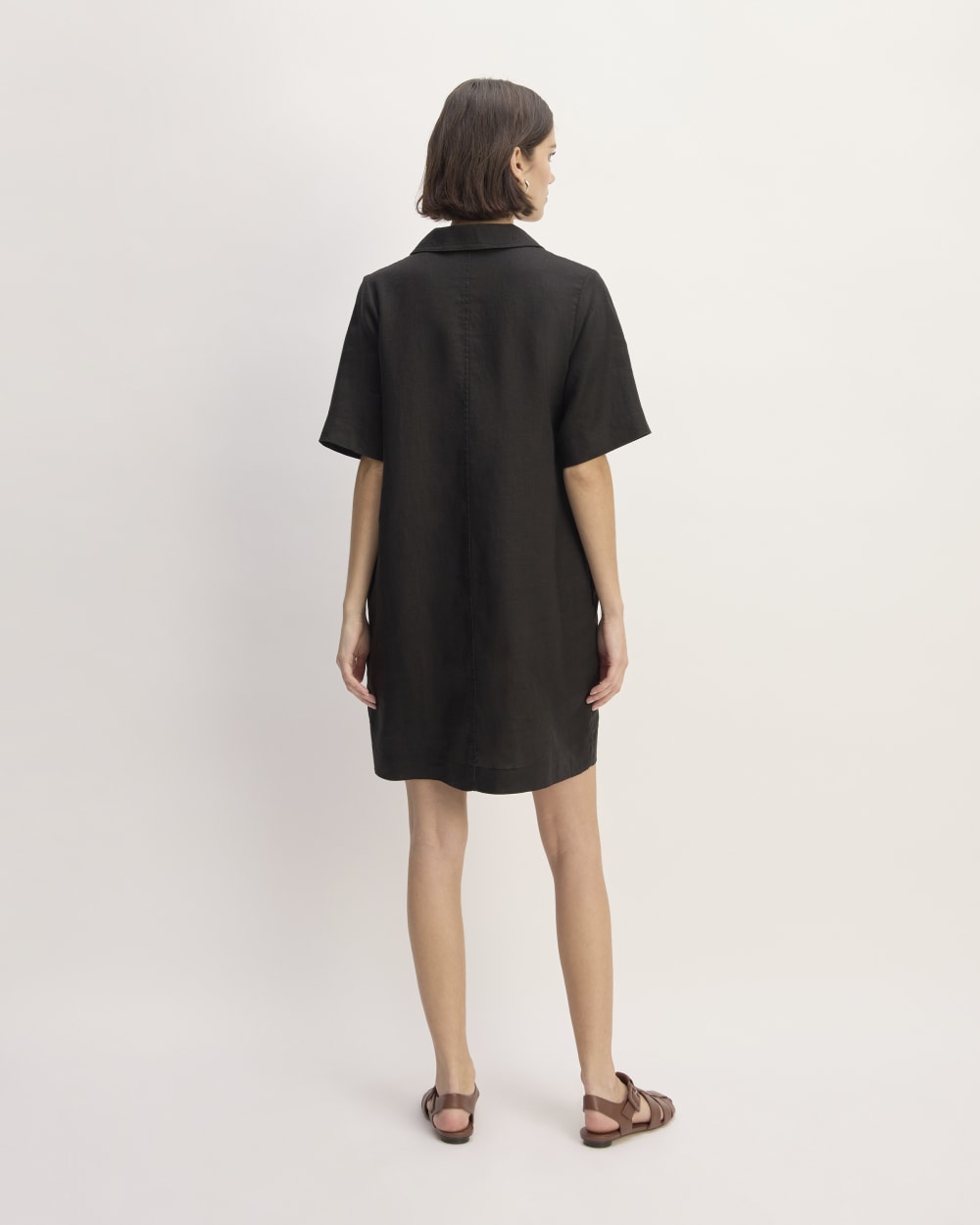 womens-linen-ss-shirt-dress-black