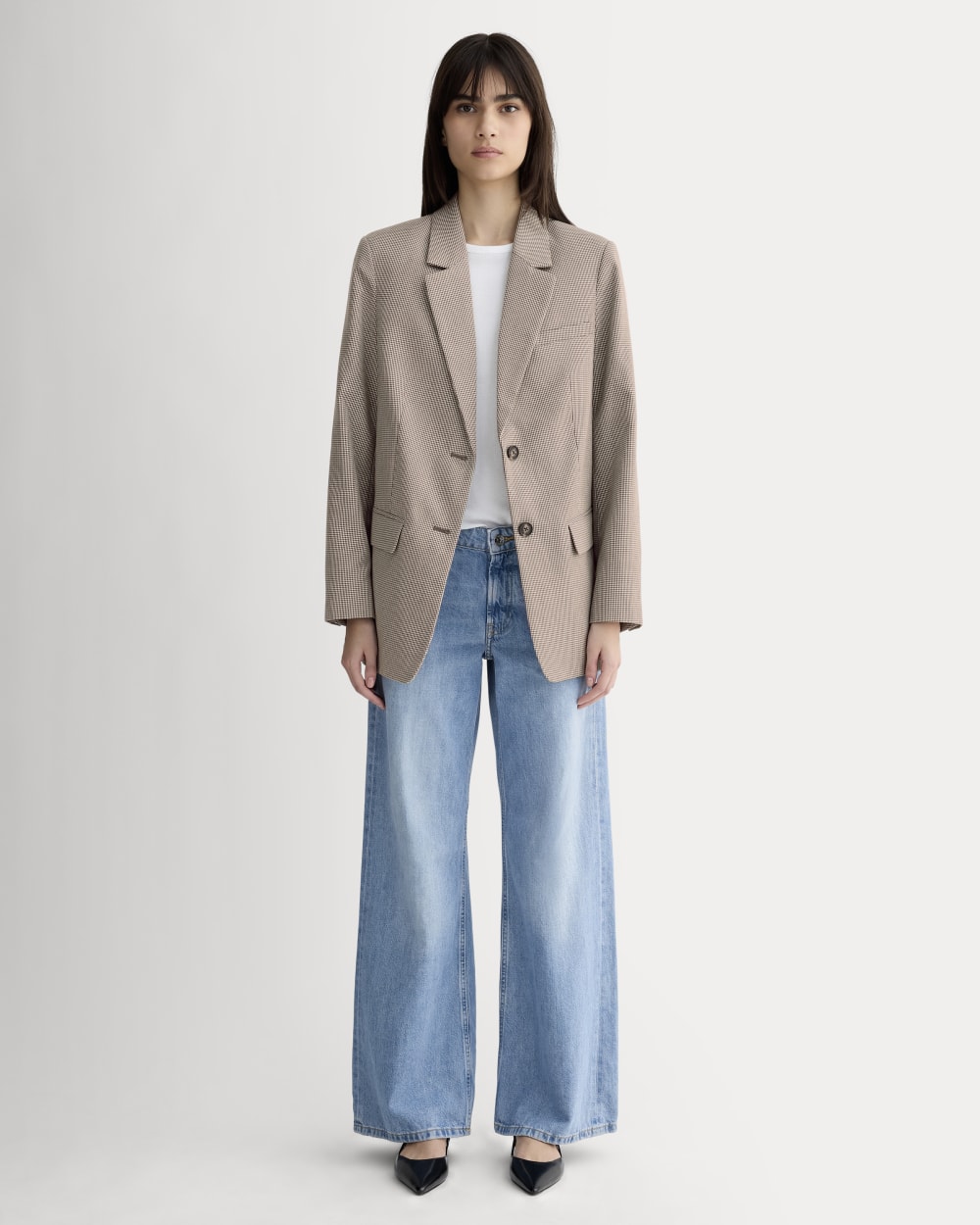 womens-tencel-oversized-blazer-deep-taupe-mini-gingham