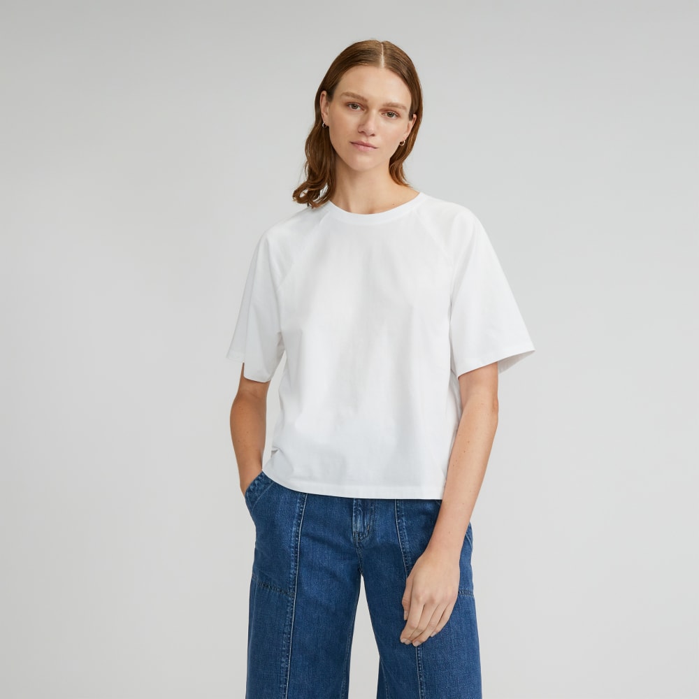 The Organic Cotton Raglan Tee | White – Everlane