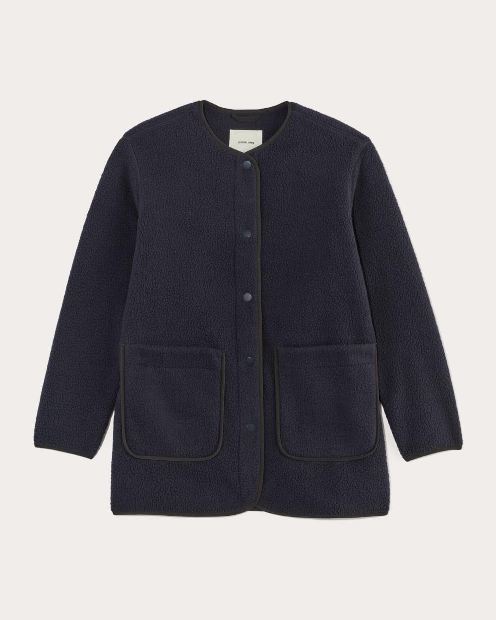 womens-teddy-fleece-liner-jacket-navy | alt