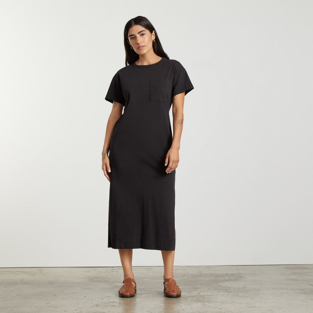 The Organic Weekend Maxi Dress | Black Everlane The Organic Weekend Maxi Dress | Black Everlane