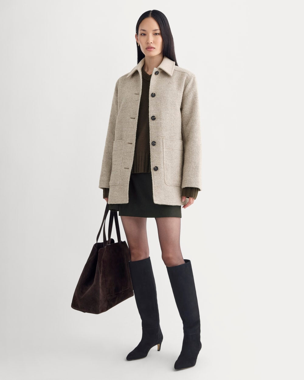 womens-italian-car-coat-taupe-herringbone