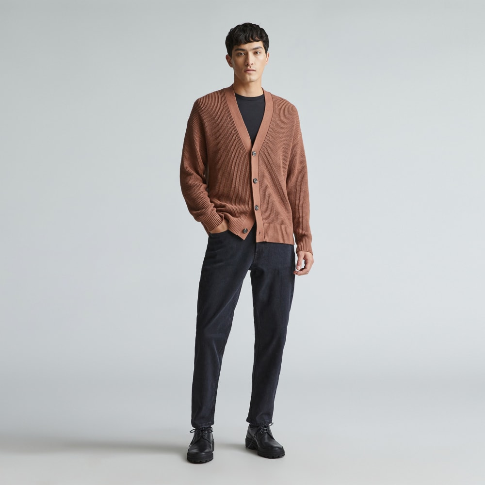 mens-no-sweat-ribbed-cardigan-cocoa-brown