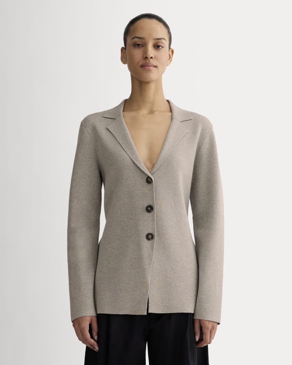 The Knit Blazer | Light Heathered Grey Everlane The Knit Blazer | Light Heathered Grey Everlane