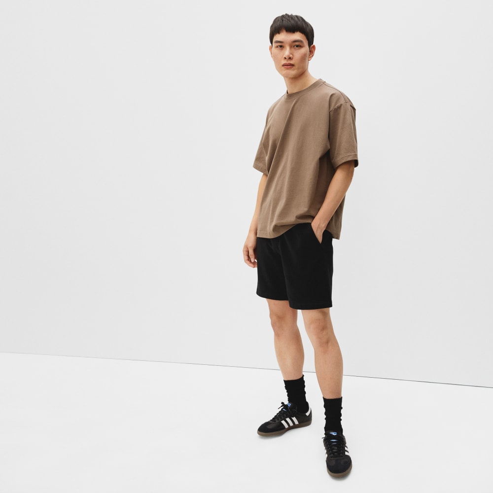 mens-french-terry-short-black