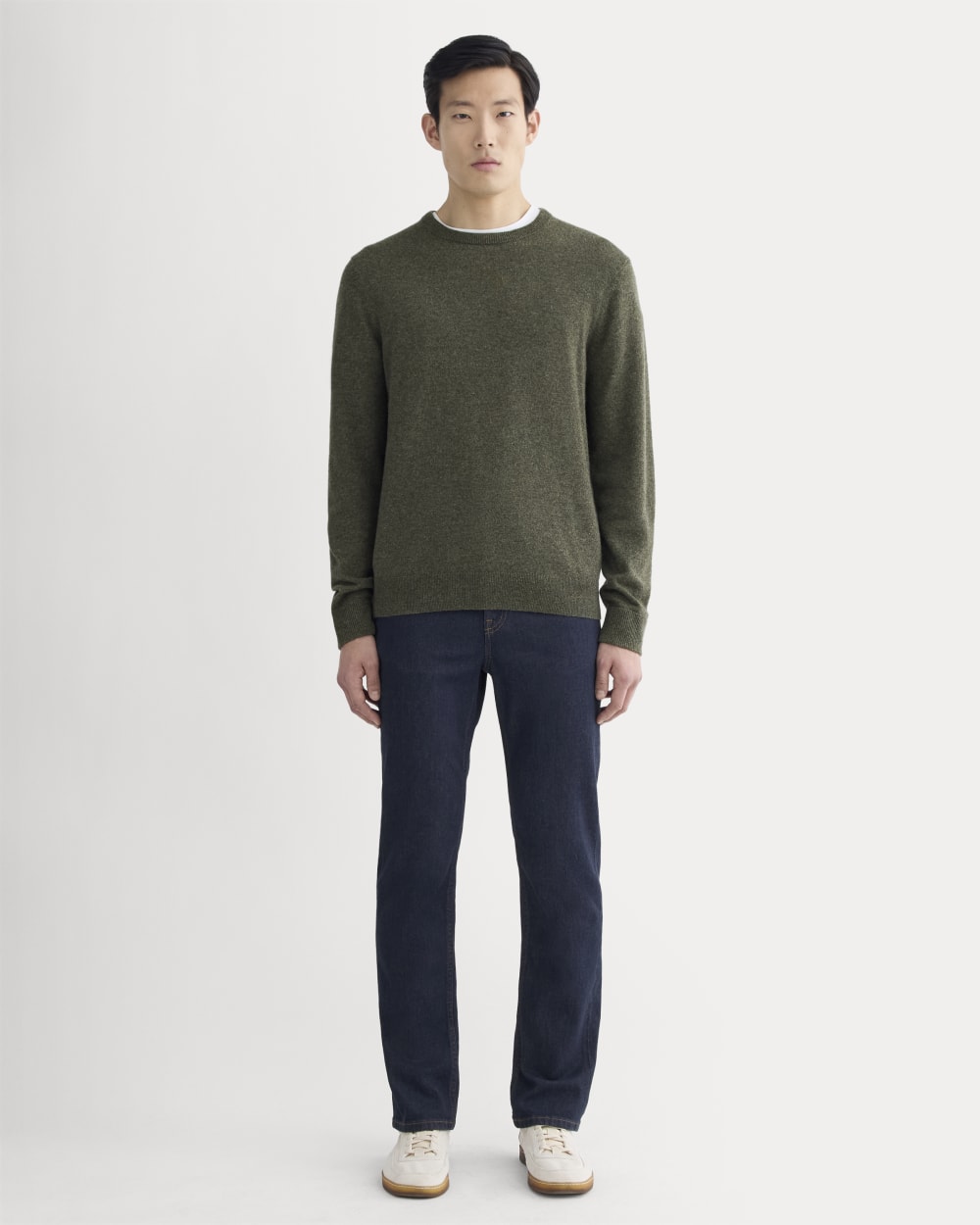 mens-cashmere-crew-heather-army-green