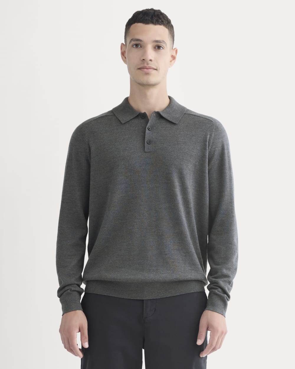 mens-ultrasoft-polo-sweater-heather-mid-charcoal | primary