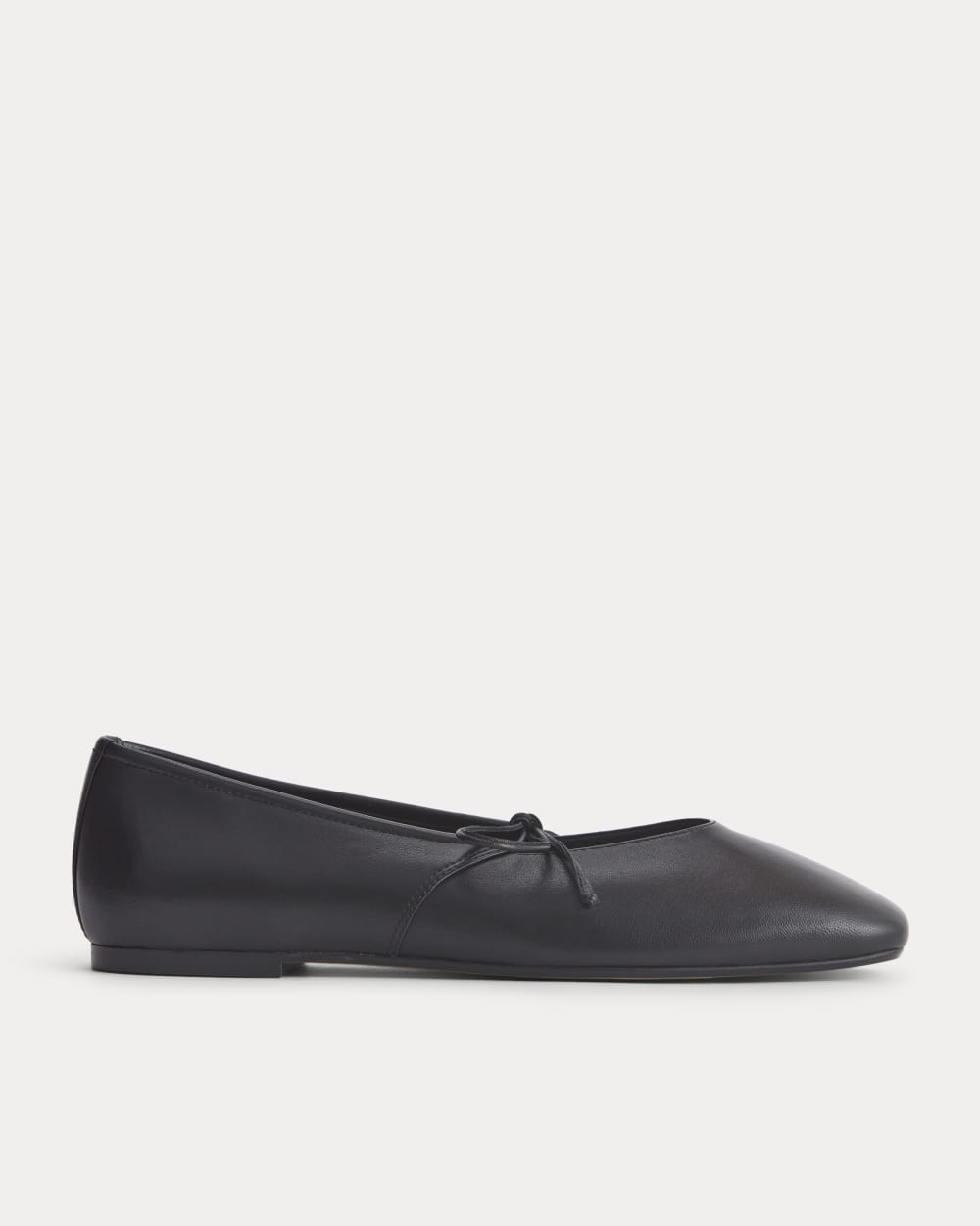 Leather Keyhole Flat | Black Everlane Leather Keyhole Flat | Black Everlane
