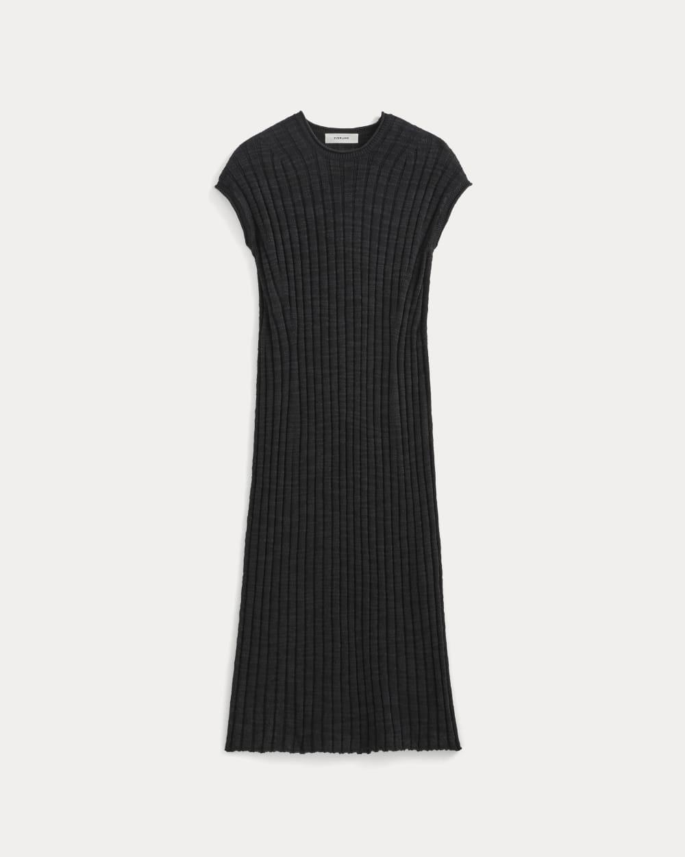womens-column-dress-in-cotton-linen-black | alt