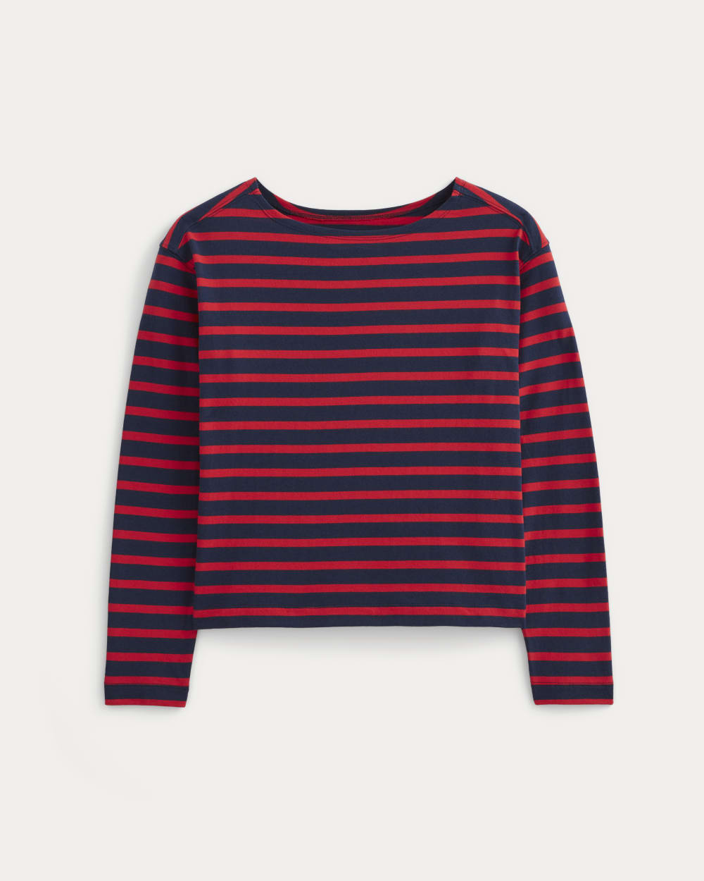 womens-modern-breton-tee-navy-classic-red | alt