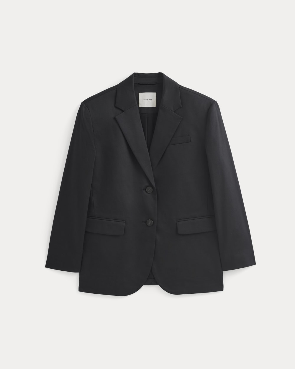womens-tailored-drape-blazer-black | alt