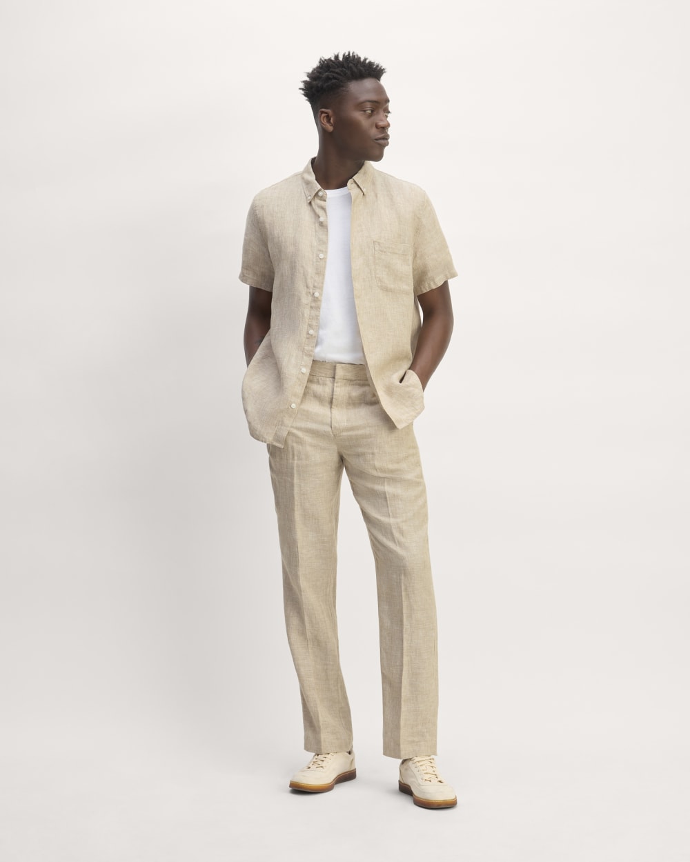 The Linen Trouser Cornstalk Chambray – Everlane
