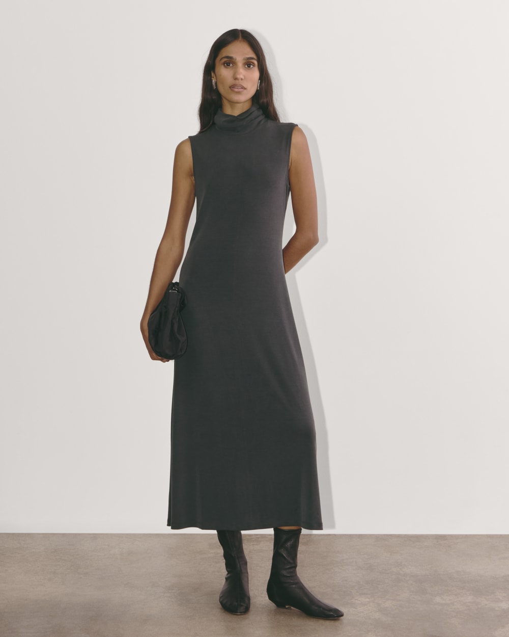 The Madison Dress in Butterknit | Black – Everlane
