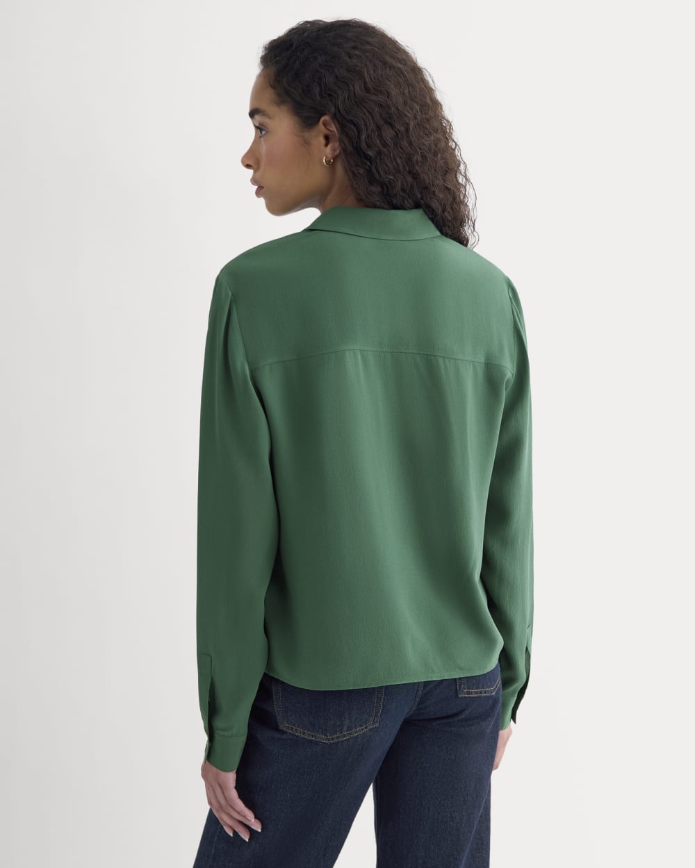 womens-shrunken-top-in-washable-silk-hunter-green