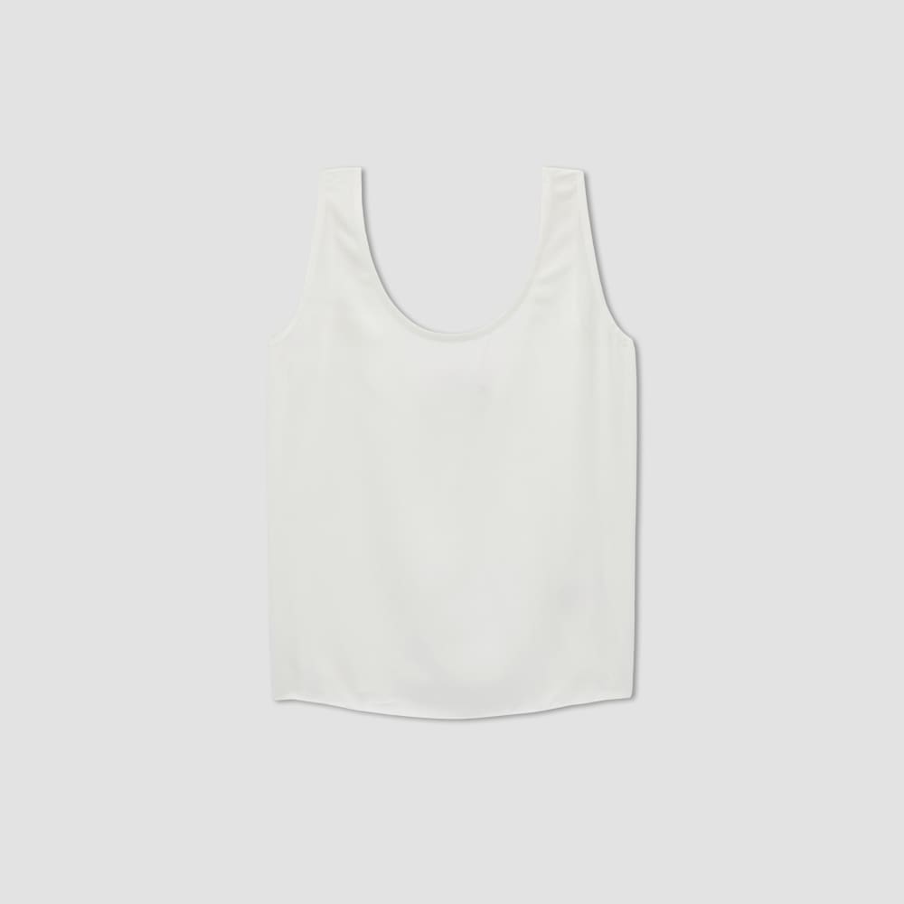 womens-clean-silk-scoop-neck-tank-off-white | alt