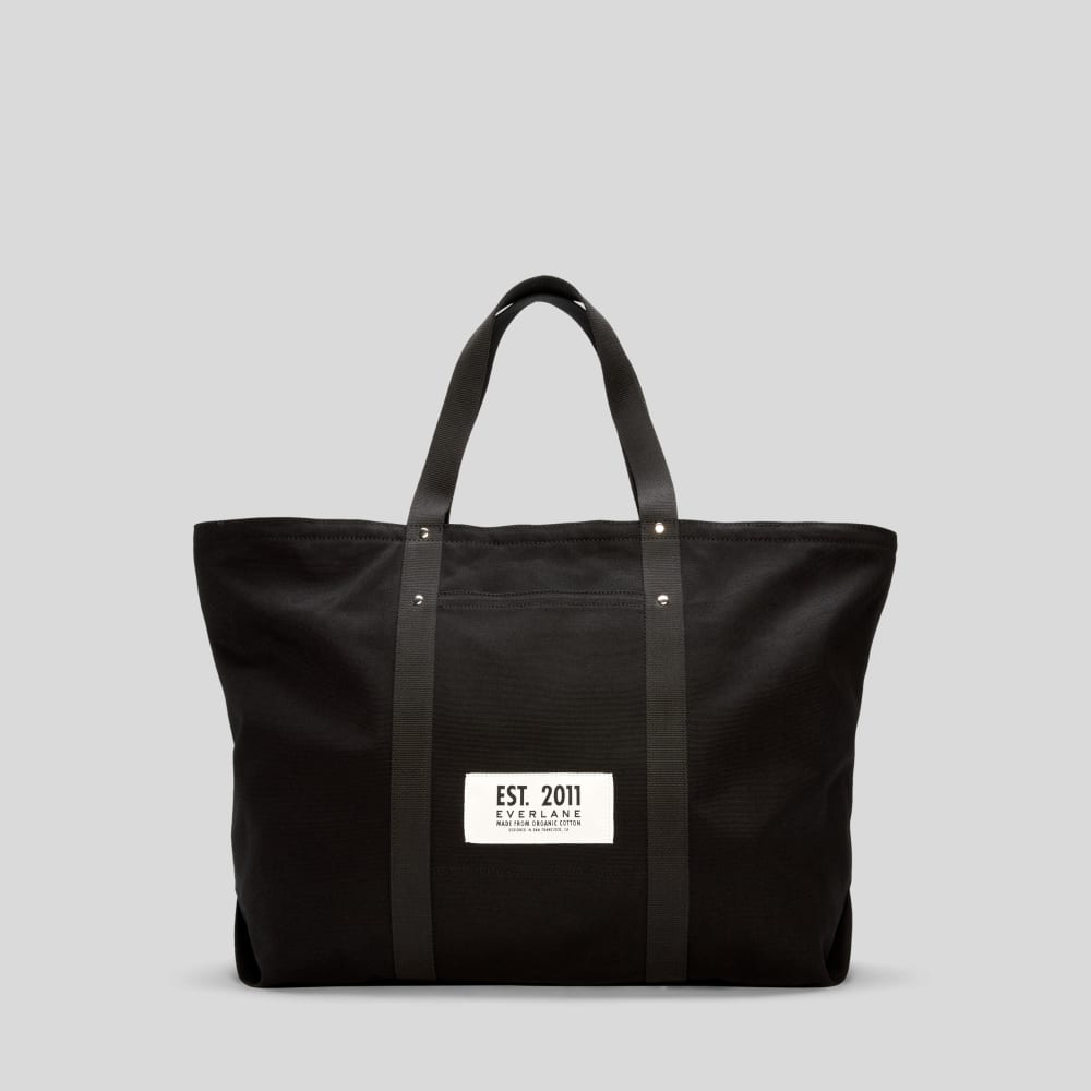 unisex-organic-canvas-weekender-black | primary