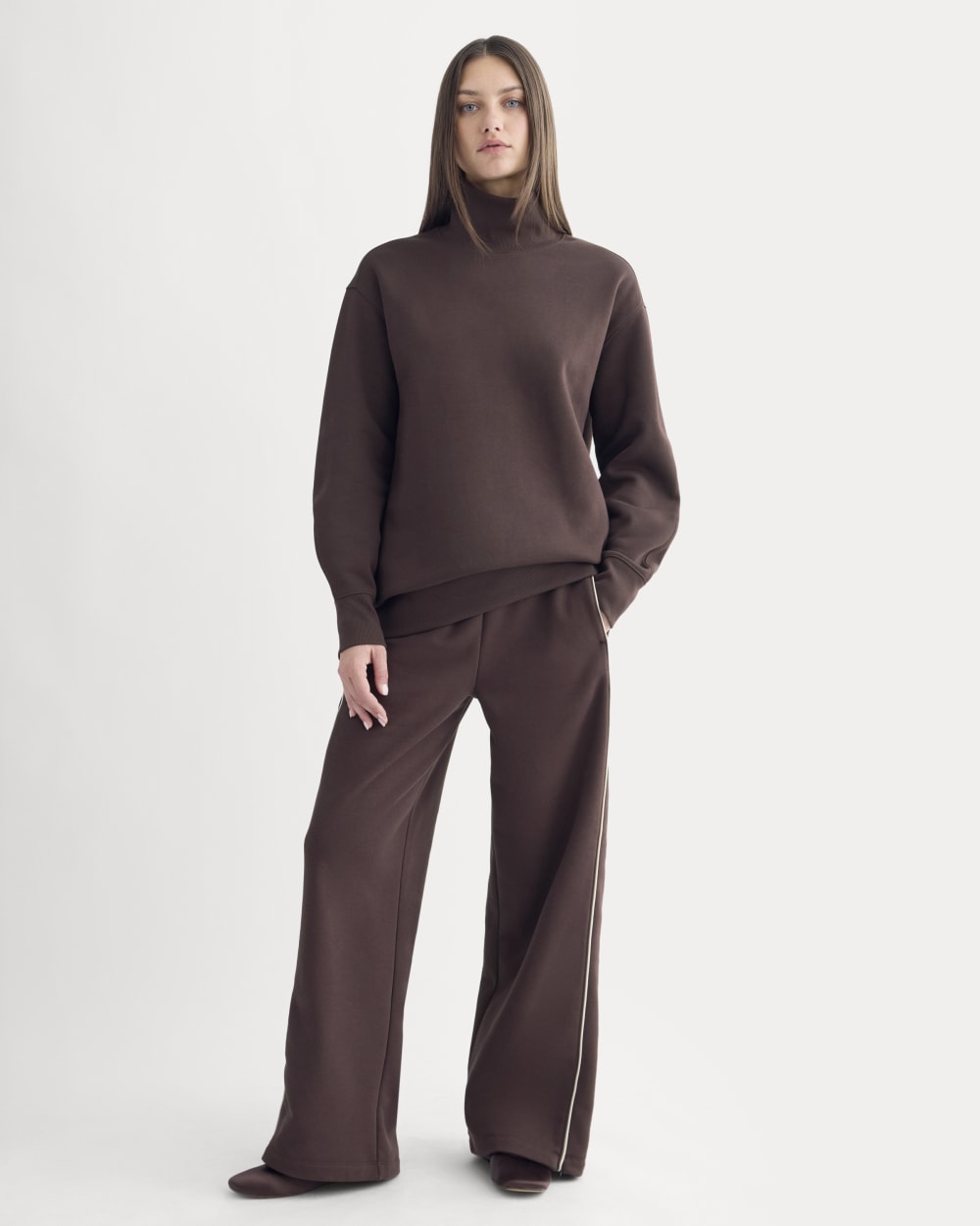 womens-luxe-fleece-turtleneck-dark-chocolate