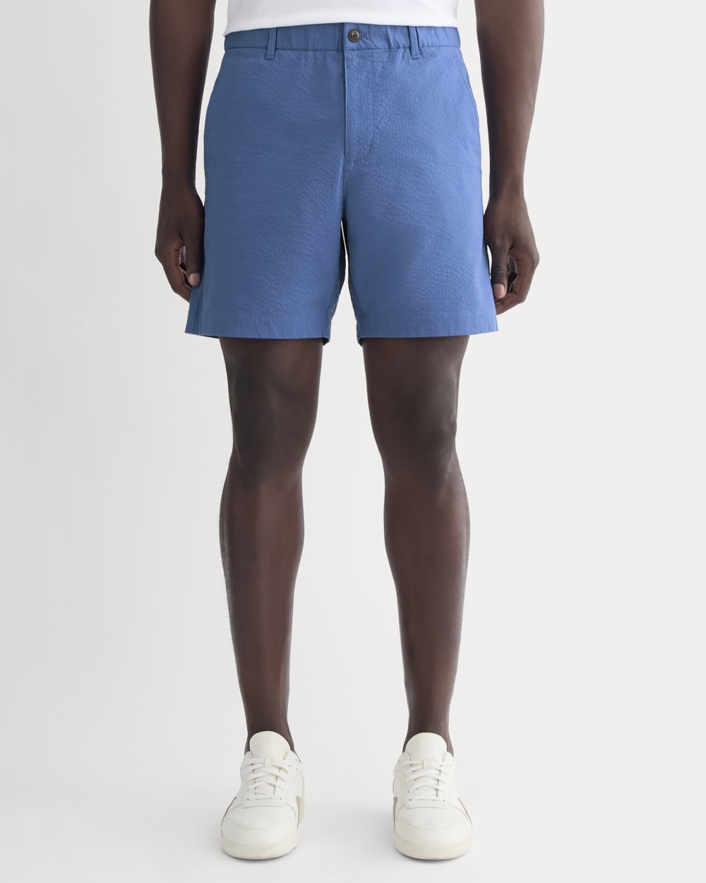 The Seersucker Short | Soft Cobalt – Everlane