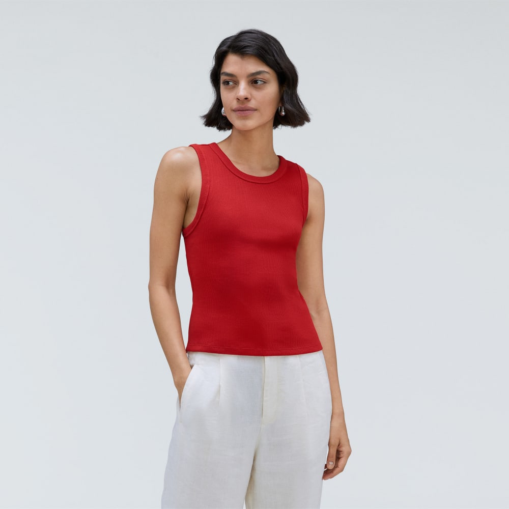 The Ribbed Cutout Tank | Ruby – Everlane
