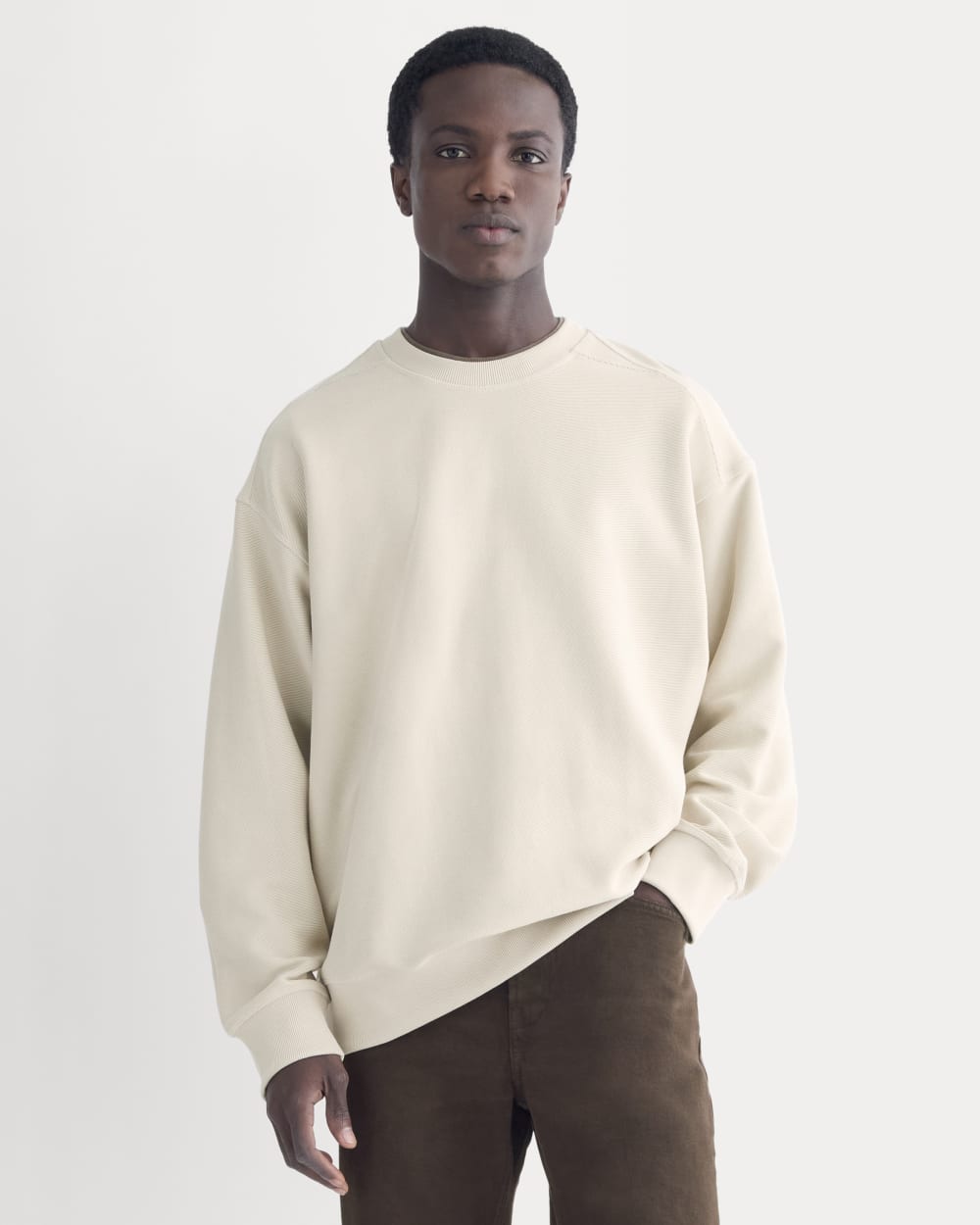 mens-twill-terry-jacquard-crew-peyote | primary