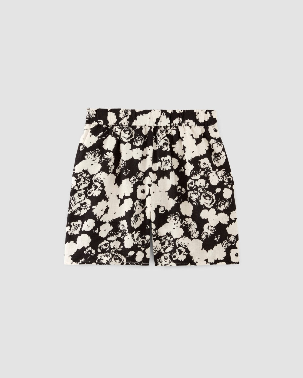 womens-linen-easy-short-black-bone-floral | alt