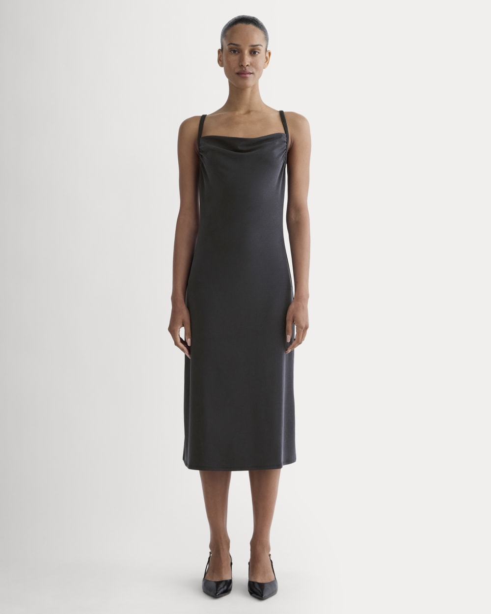 The Tank Midi Dress in Butterknit | Black Everlane The Tank Midi Dress in Butterknit | Black Everlane