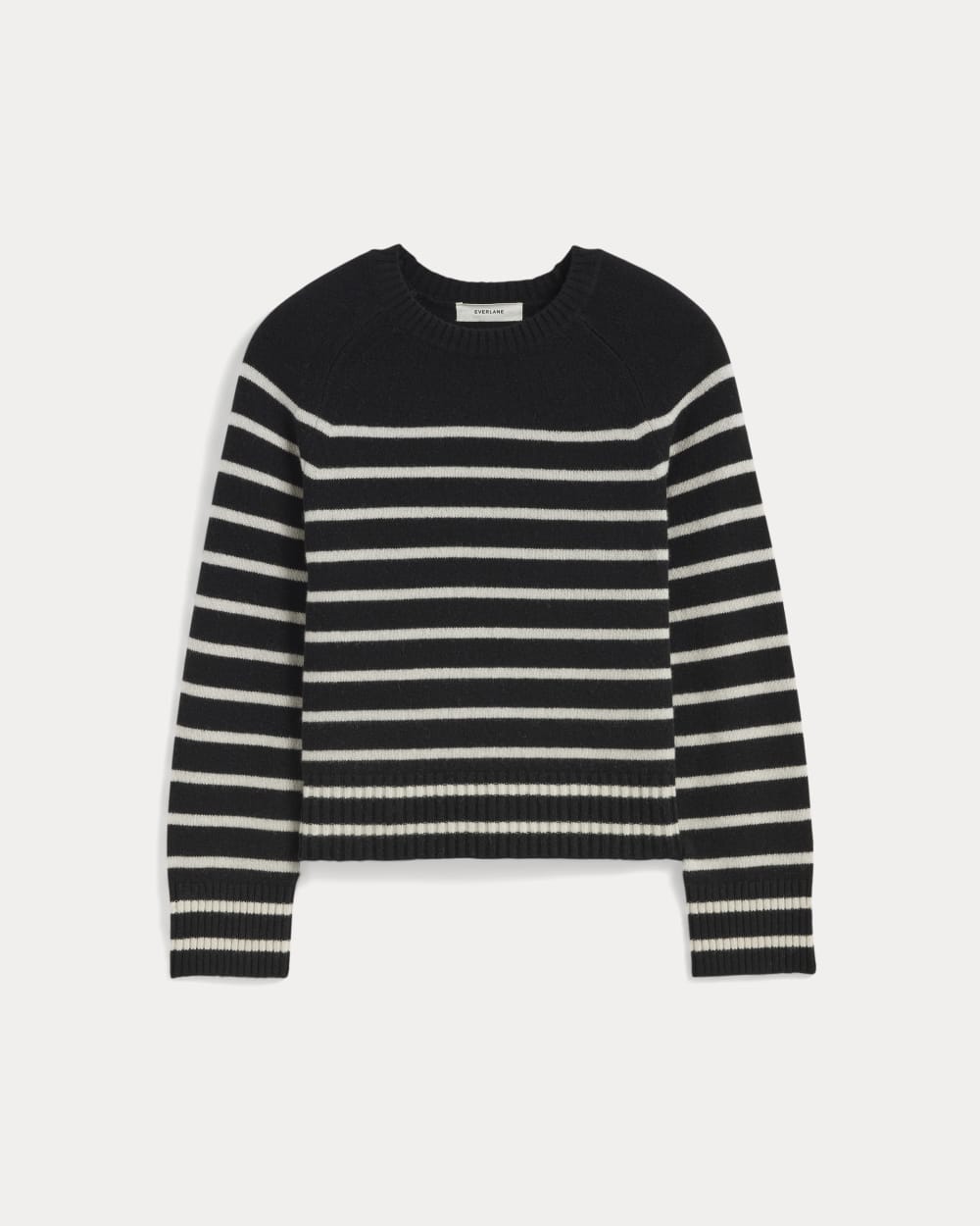 womens-cashmere-boxy-crew-sweater-black-bone-stripe | alt