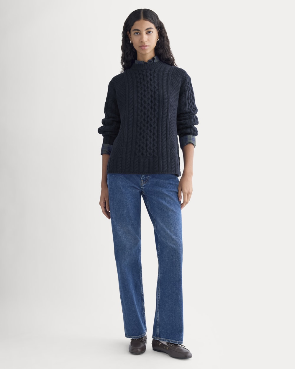Cable Sweater in Luxe Merino