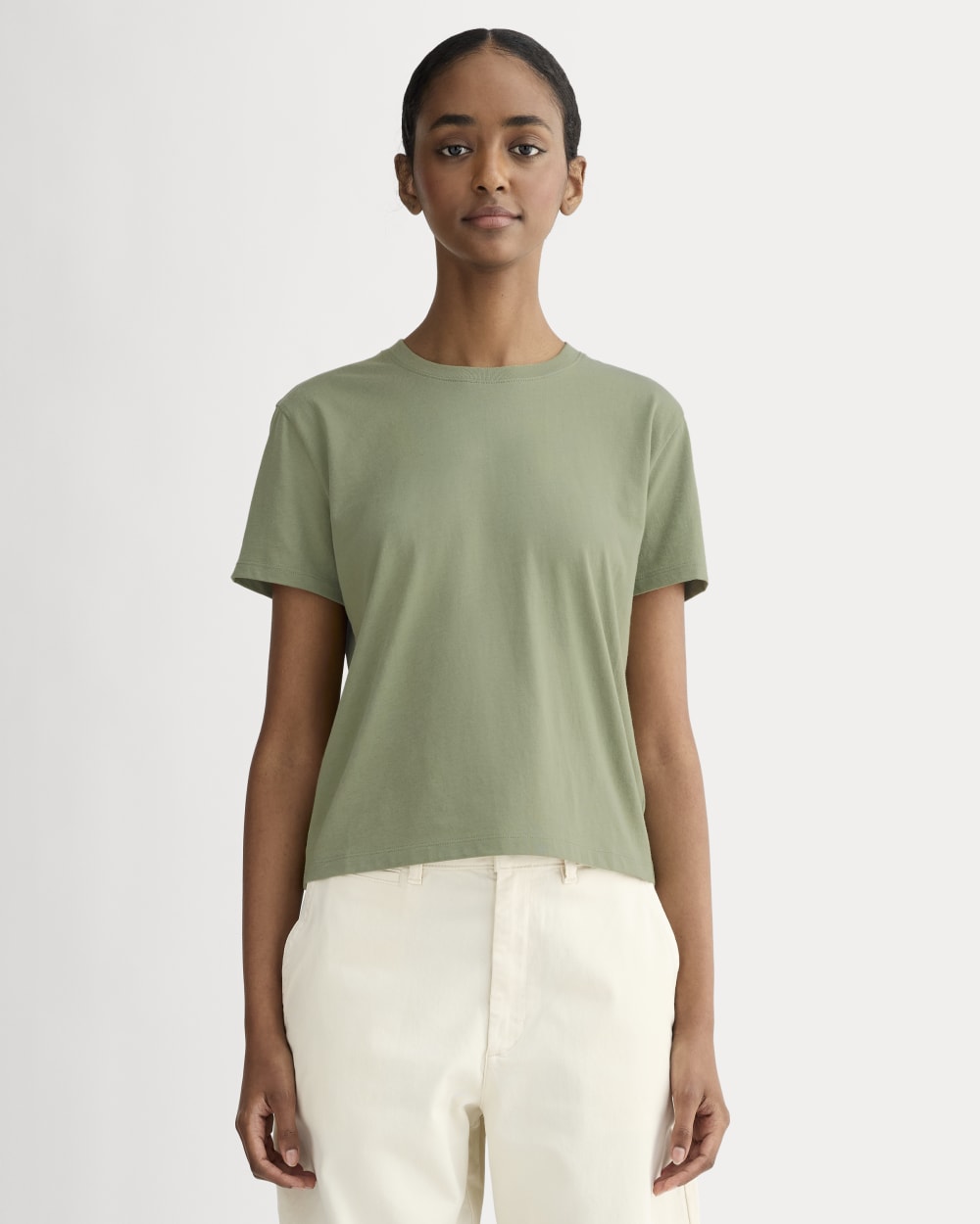 The Box-Cut Tee in Essential Cotton | Sagebrush