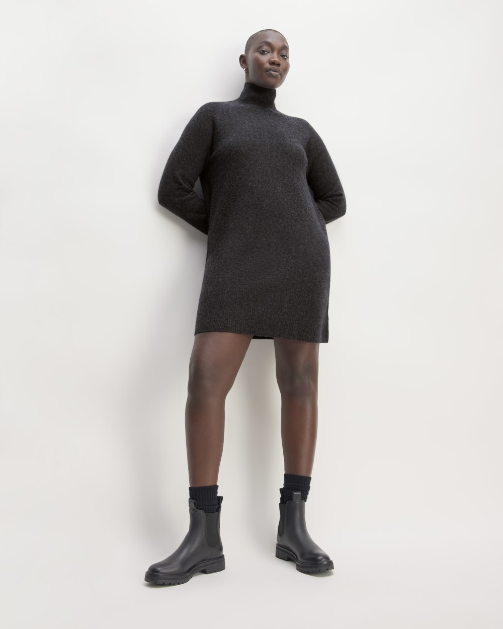 turtleneck dress grey Signature Twill Charcoal Suit Trousers main image 1