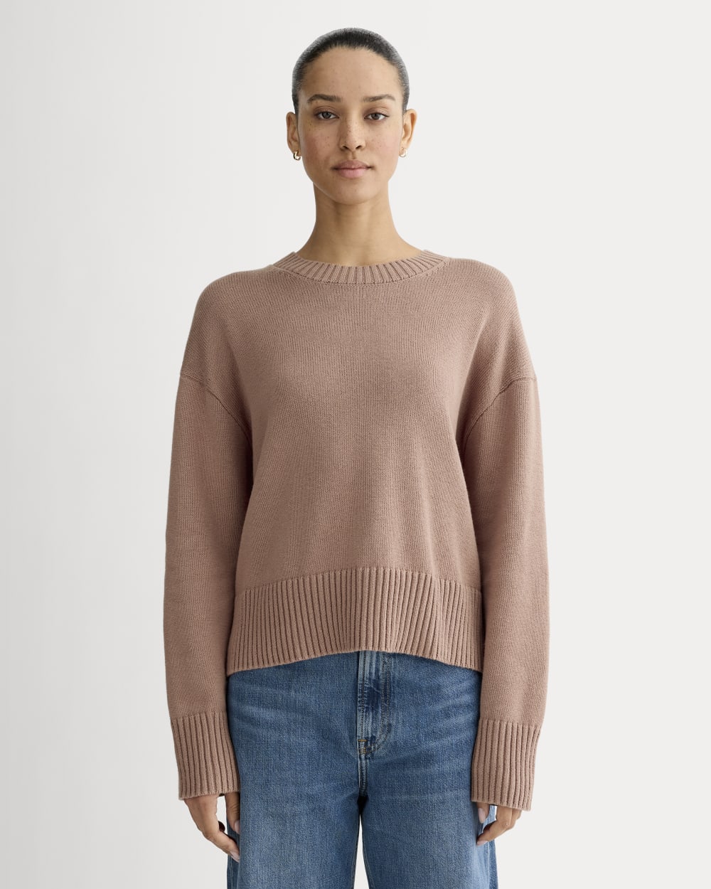 The Boxy Sweater in Everyday Cotton | Rose Dusk – Everlane