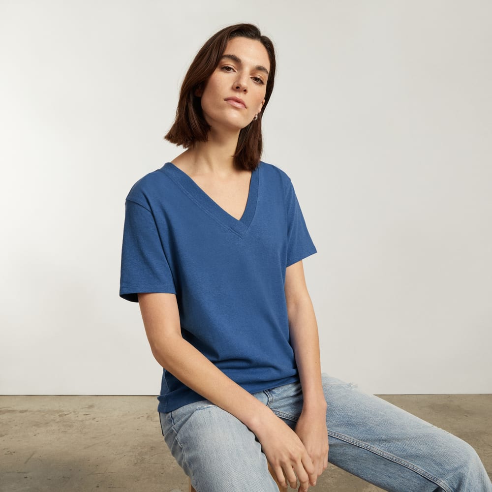 womens-hemp-ctn-v-tee-deep-blue