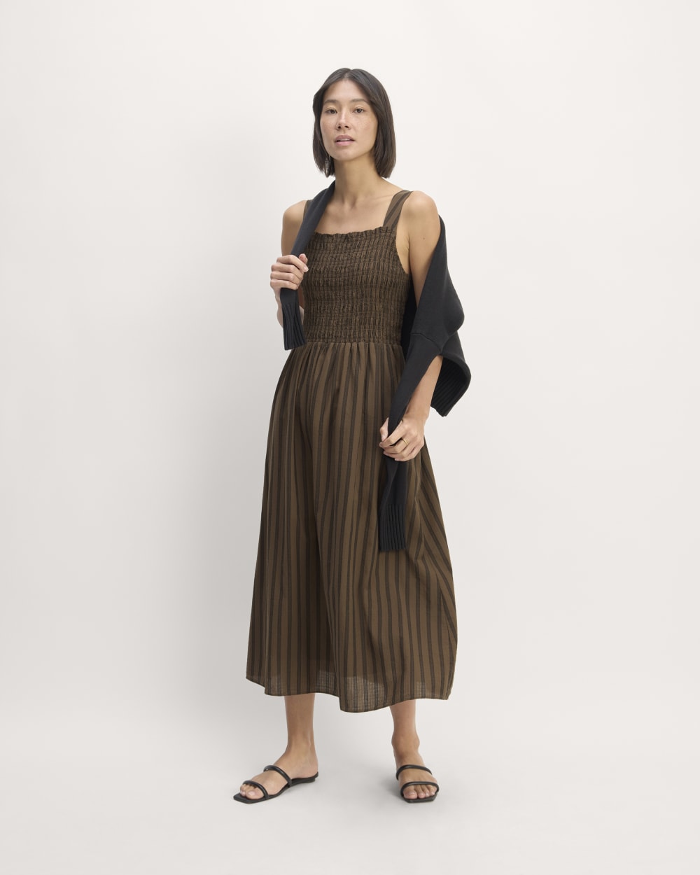white christmas dresses The Gauze Smock Dress