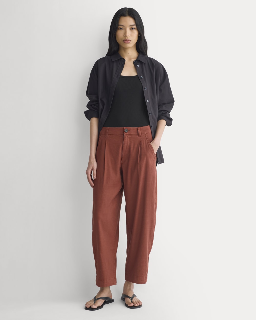 womens-everywhere-pant-stretch-linen-henna | primary