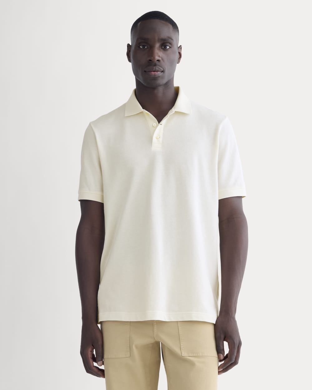 The Pique Polo Bone – Everlane