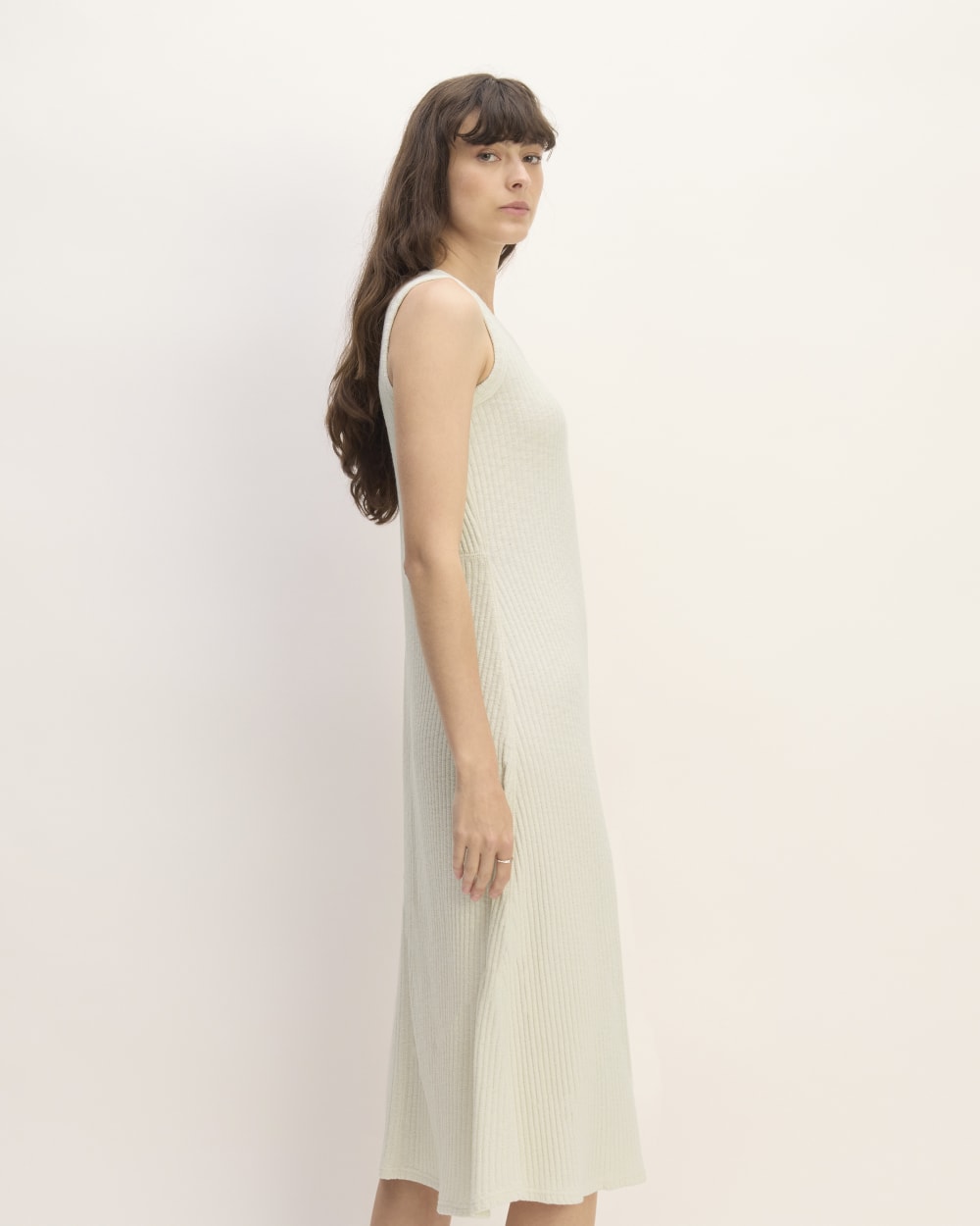 blue dress for baby girl The Rib-Knit A-Line Tank Dress