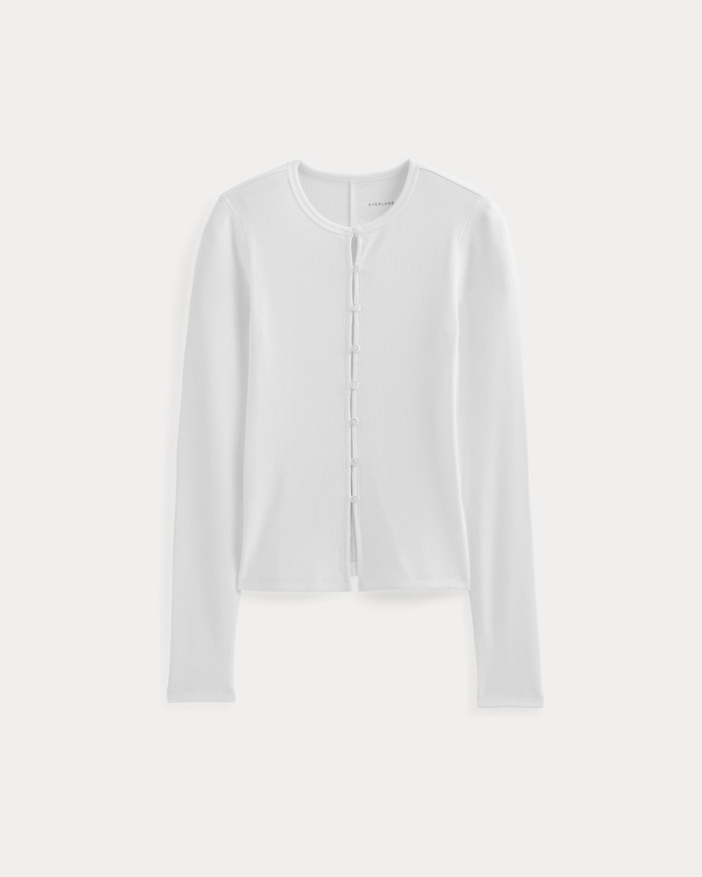 womens-luxe-rib-button-up-top-white | alt