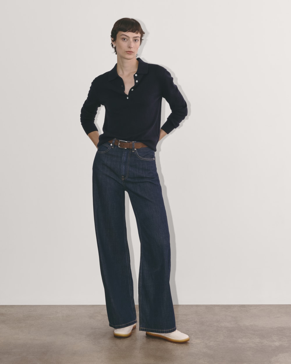 womens-cashmere-classic-sweater-polo-navy | alt